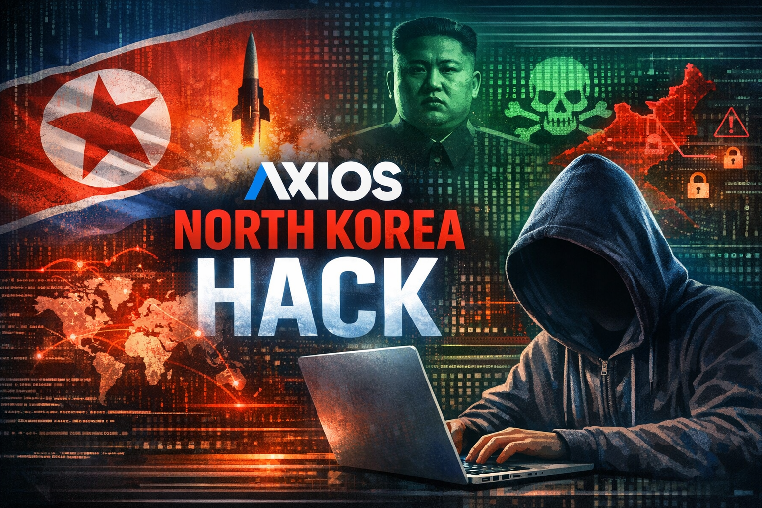 North Korea NPM Supply Chain Attack Illustration